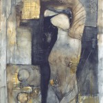 Francoise Baudru Artiste peintre Brun et noir 11