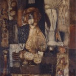 Francoise Baudru Artiste peintre Brun et noir 5